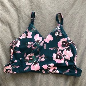 Fabletics floral sports bra